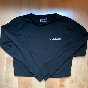 NWOT alphalete long sleeve cropped shirt